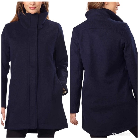 Pendleton Navy Wool Campbell Water Resistant Coat - Picture 2 of 7